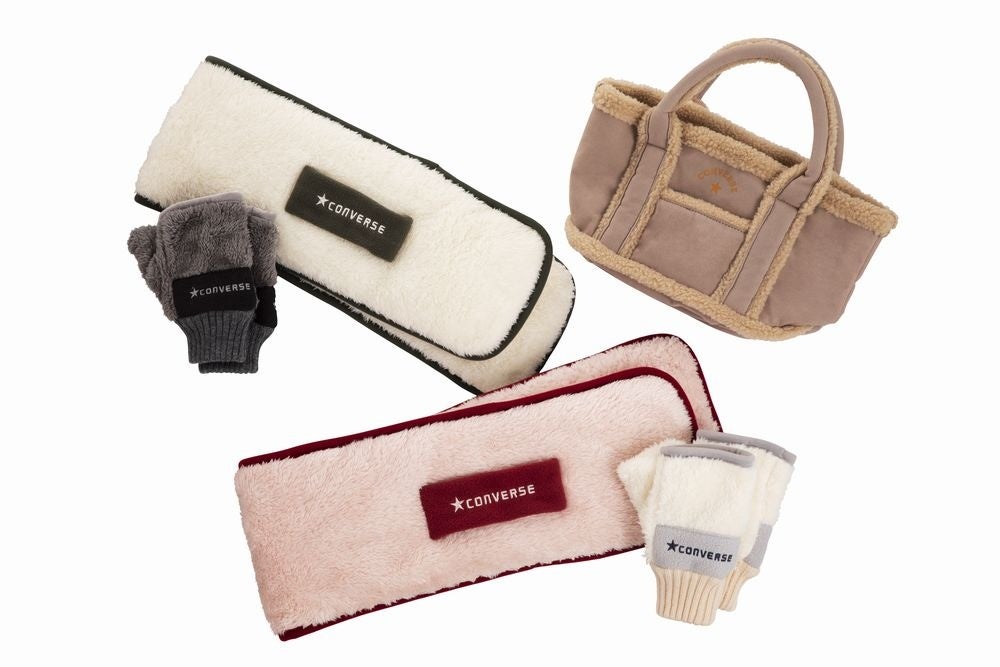 ロフト限定 コンバース ショートマフラー／フィンガーレスグローブ 商品例