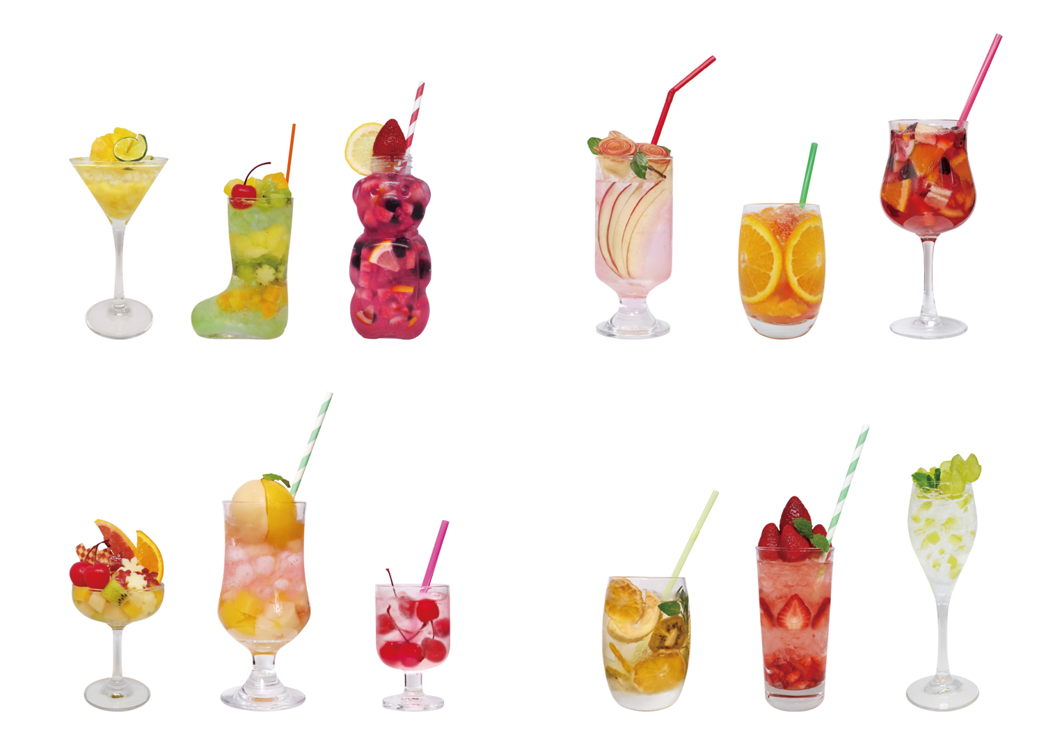 果実シャンメリーメニュー