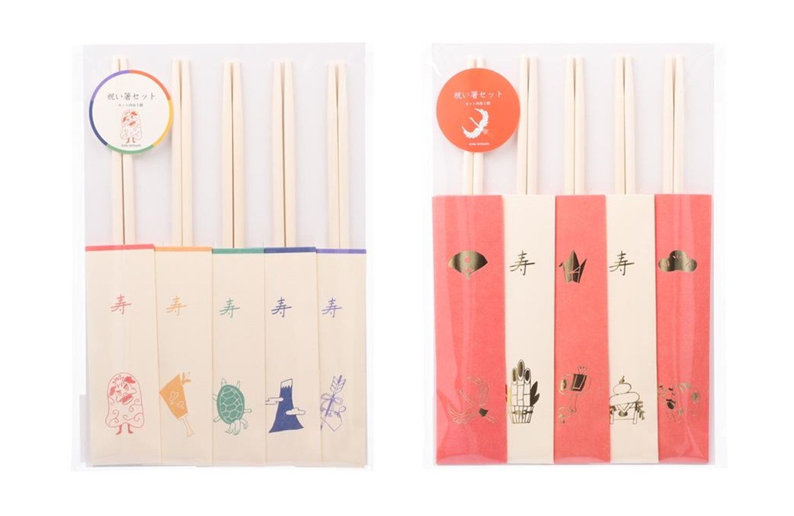 【ロフト限定】祝い箸セット　Aki ishibashi