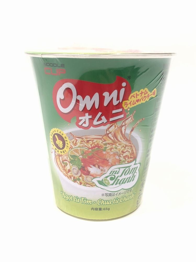 ＜オムニカップ麺　ベトナムライム パクチー味＞