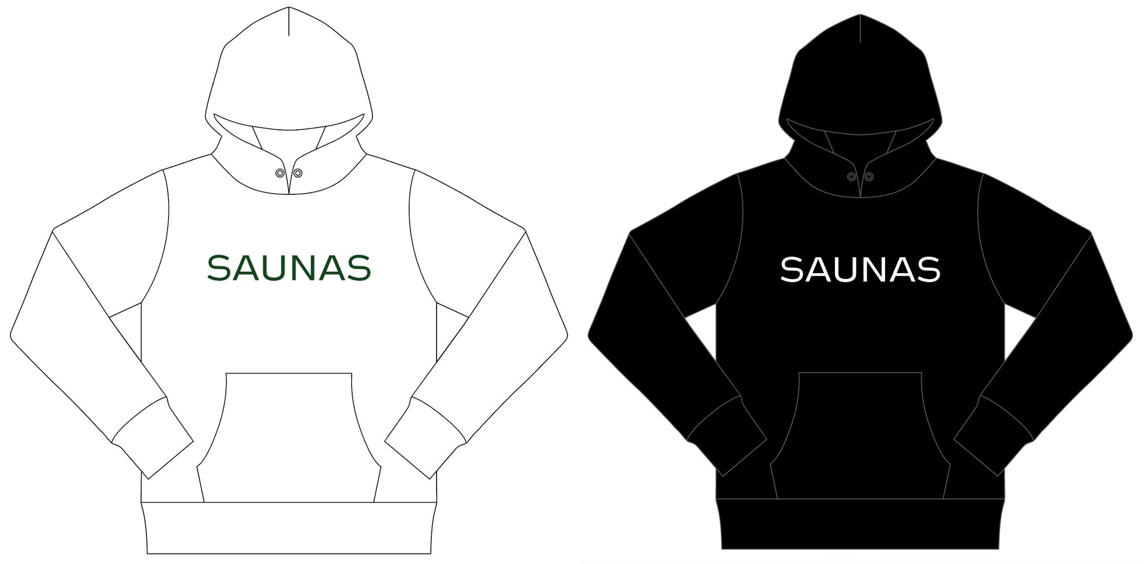 サウナスロゴフーディー