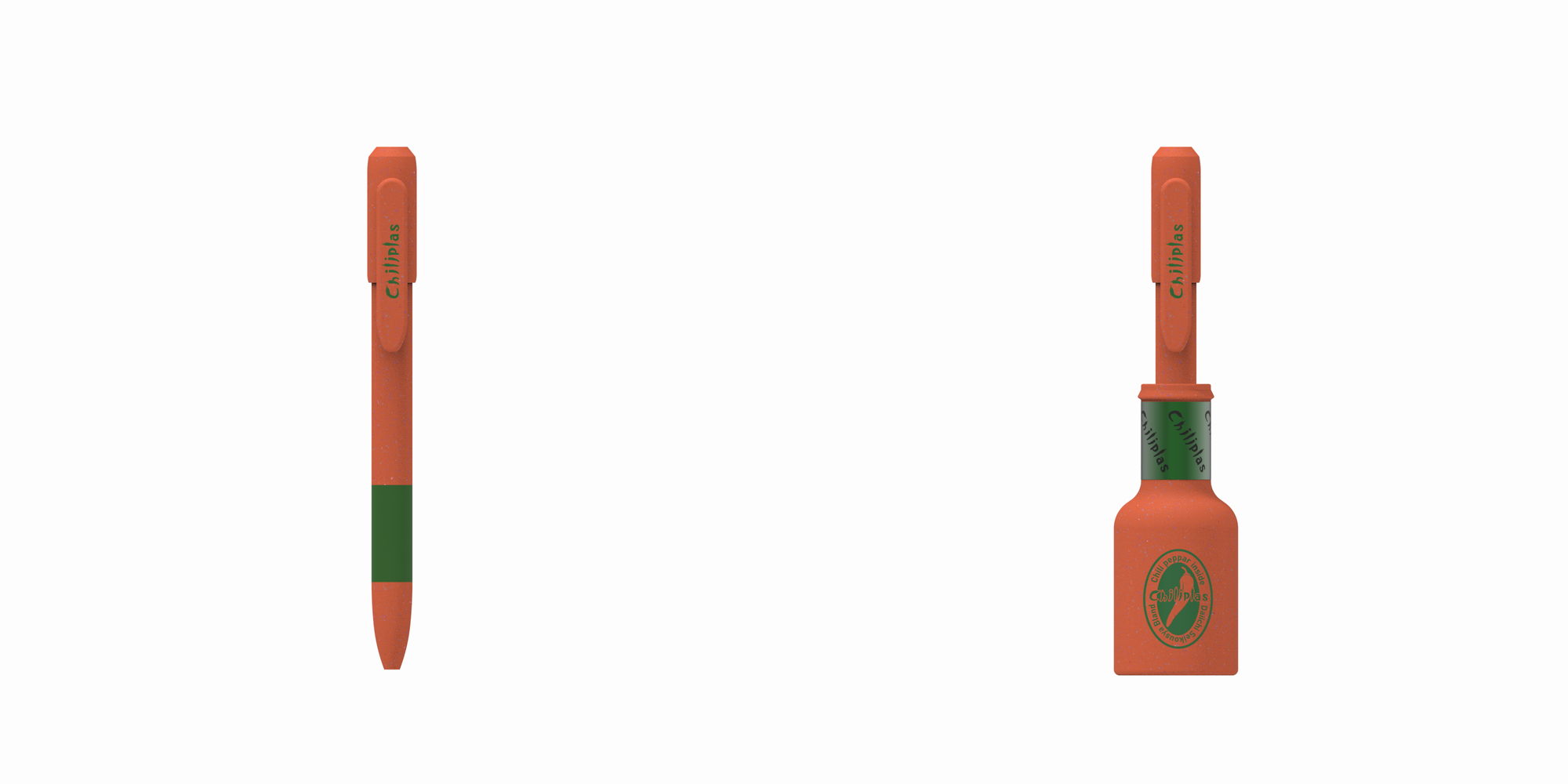 とうがらしで作ったペン＆スタンド