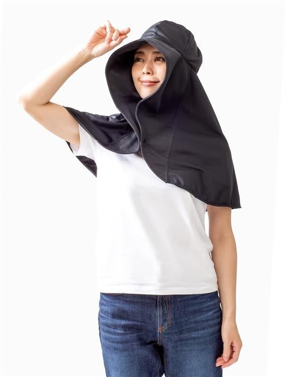 UVプロテクトフレアハットシャイン