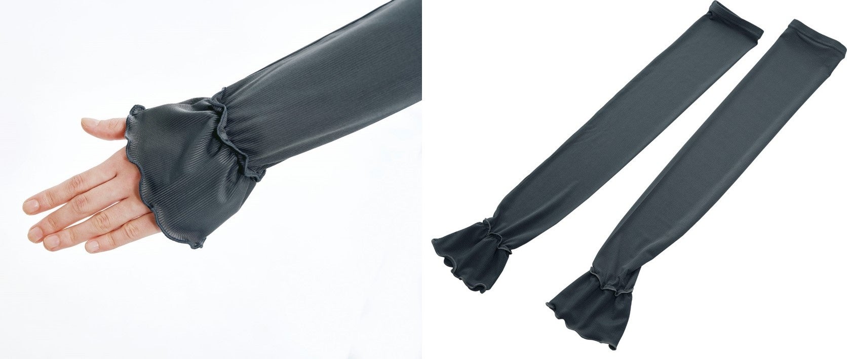 PRECIOUS UV COOLリブレイヤードアームカバー