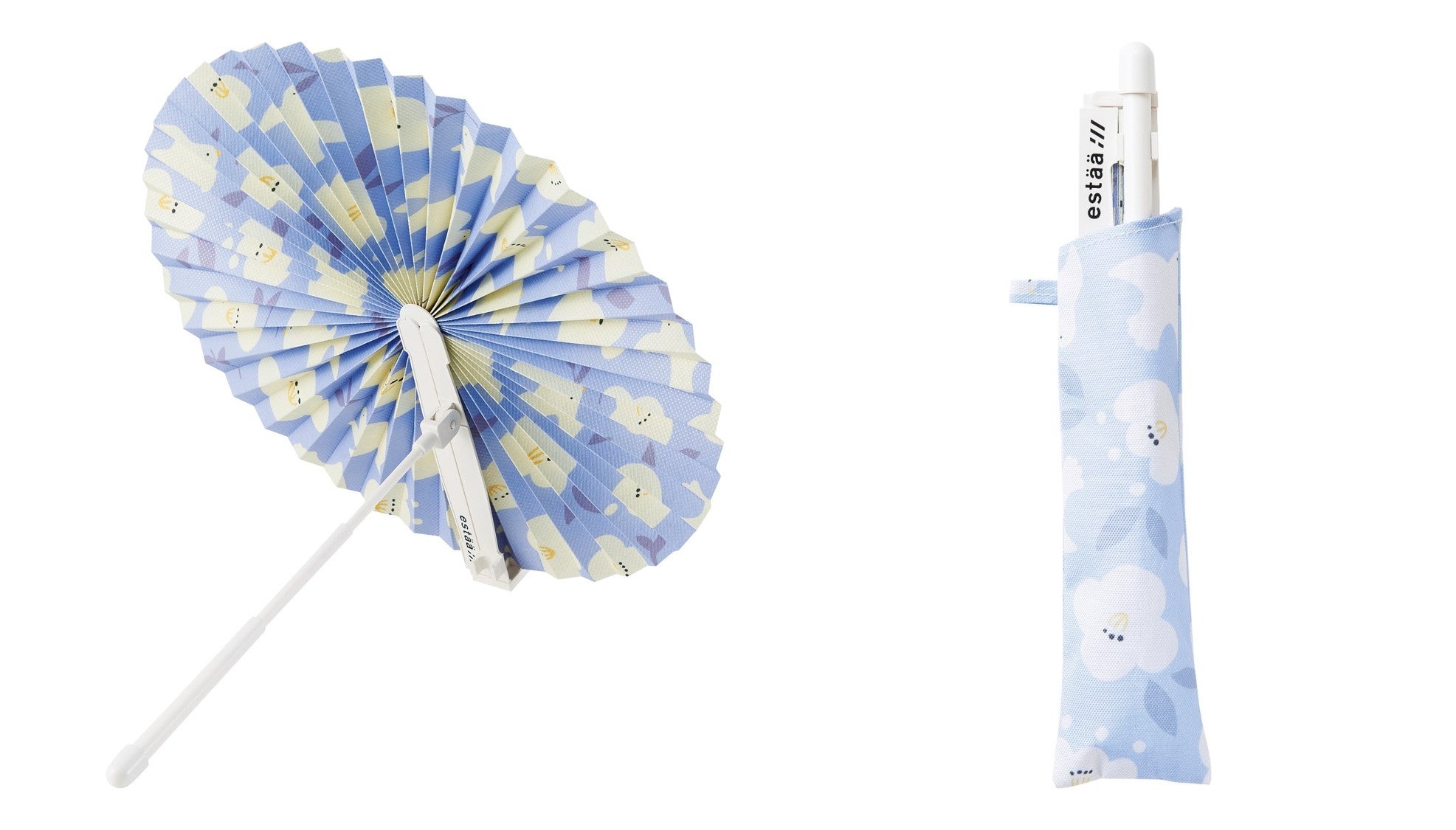 エスタ 2WAY扇子日傘