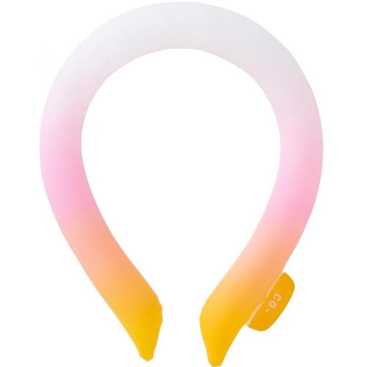 ＜クールネックバンド グラデーションカラー オレンジサンセット＞