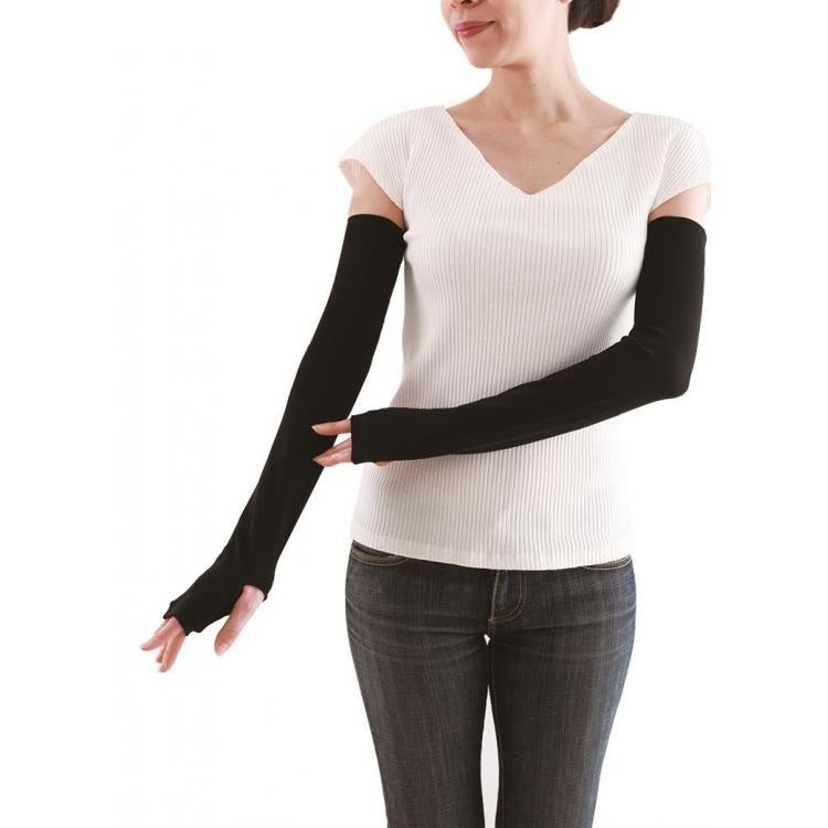 新商品／女の欲望シリーズ 超冷感 内側メッシュアームカバー