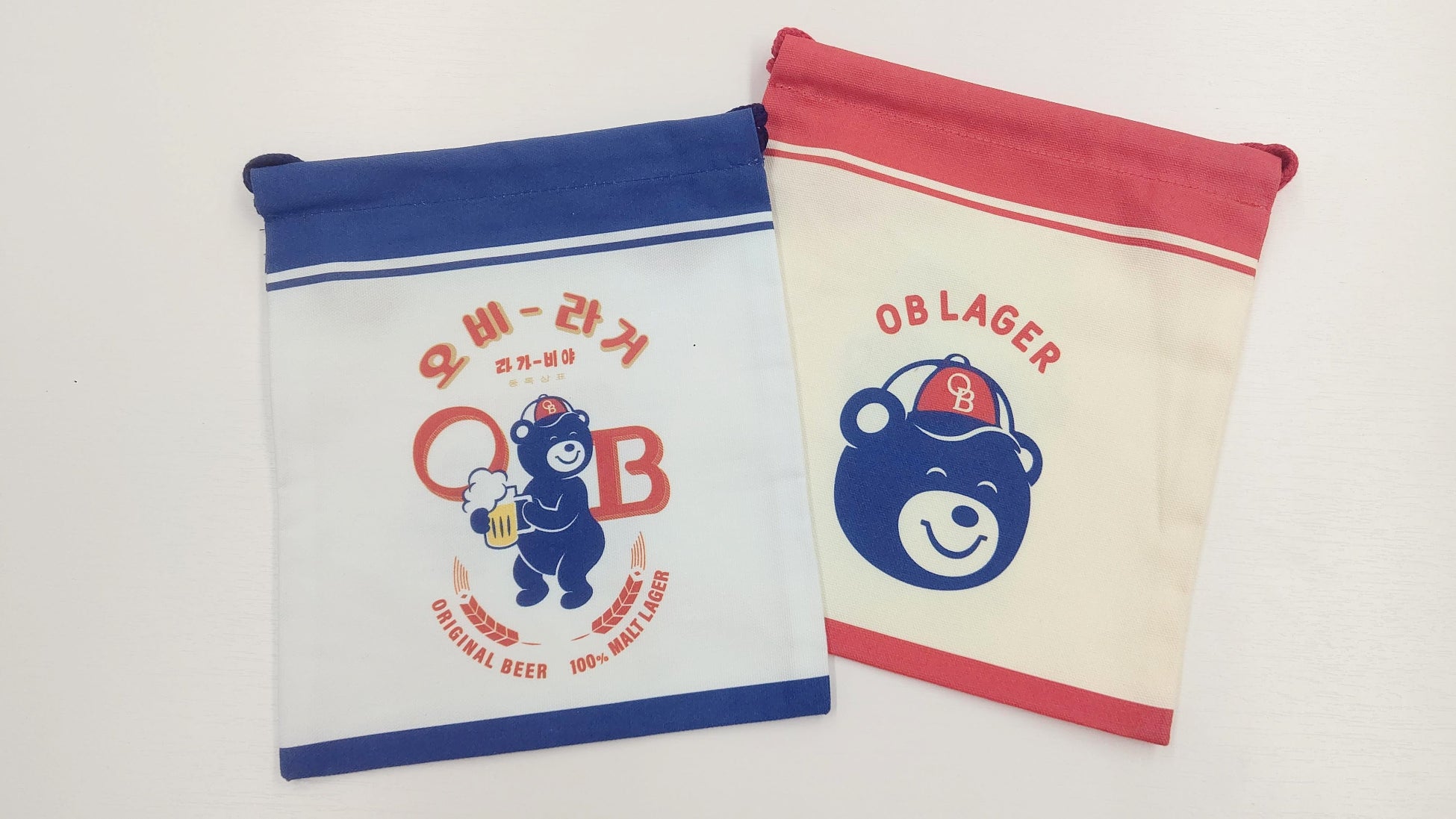 OBビール巾着(2種)