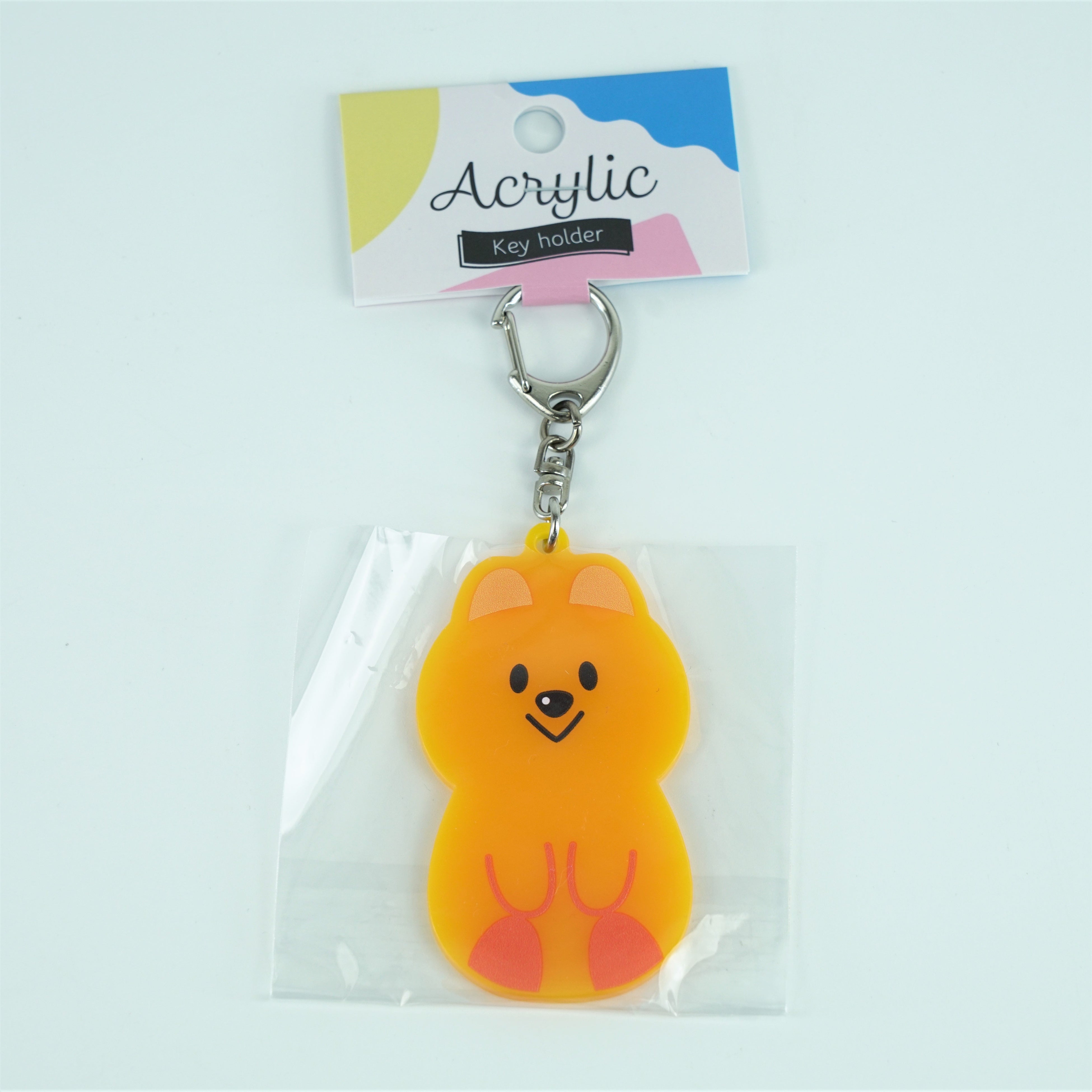 アクリルキーホルダークオッカちゃん(オレンジ)