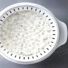 電子レンジ専用スチームご飯メーカー 1合炊き　使用イメージ