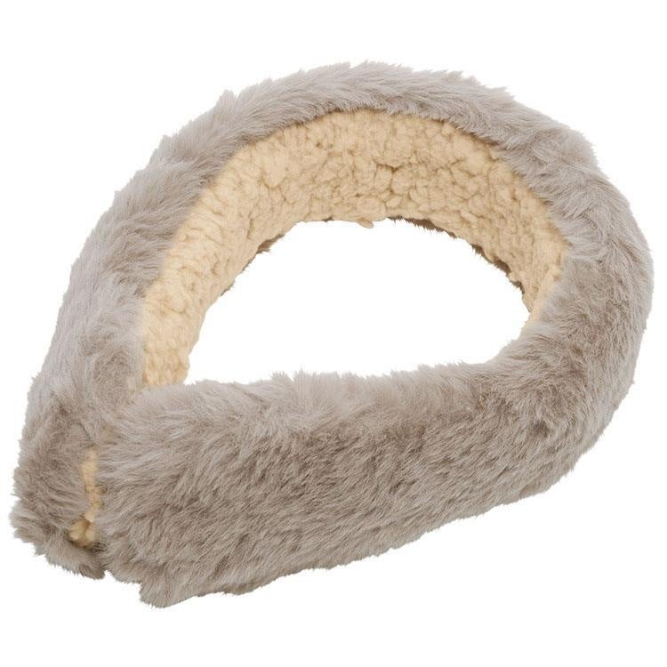 ファーモコカチューシャ イヤーマフ グレージュ