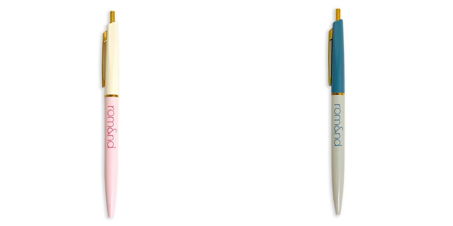 ＜rom&ndステーショナリー　ボールペン 2種＞