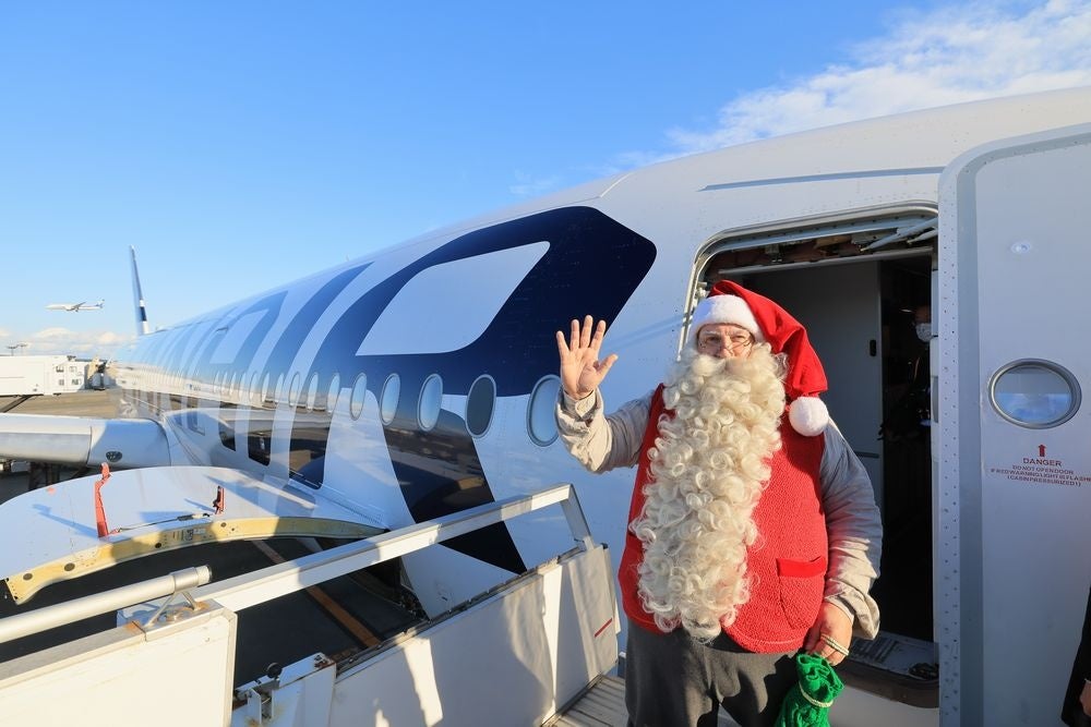 ＜サンタクロース到着の様子(2022年12月)＞