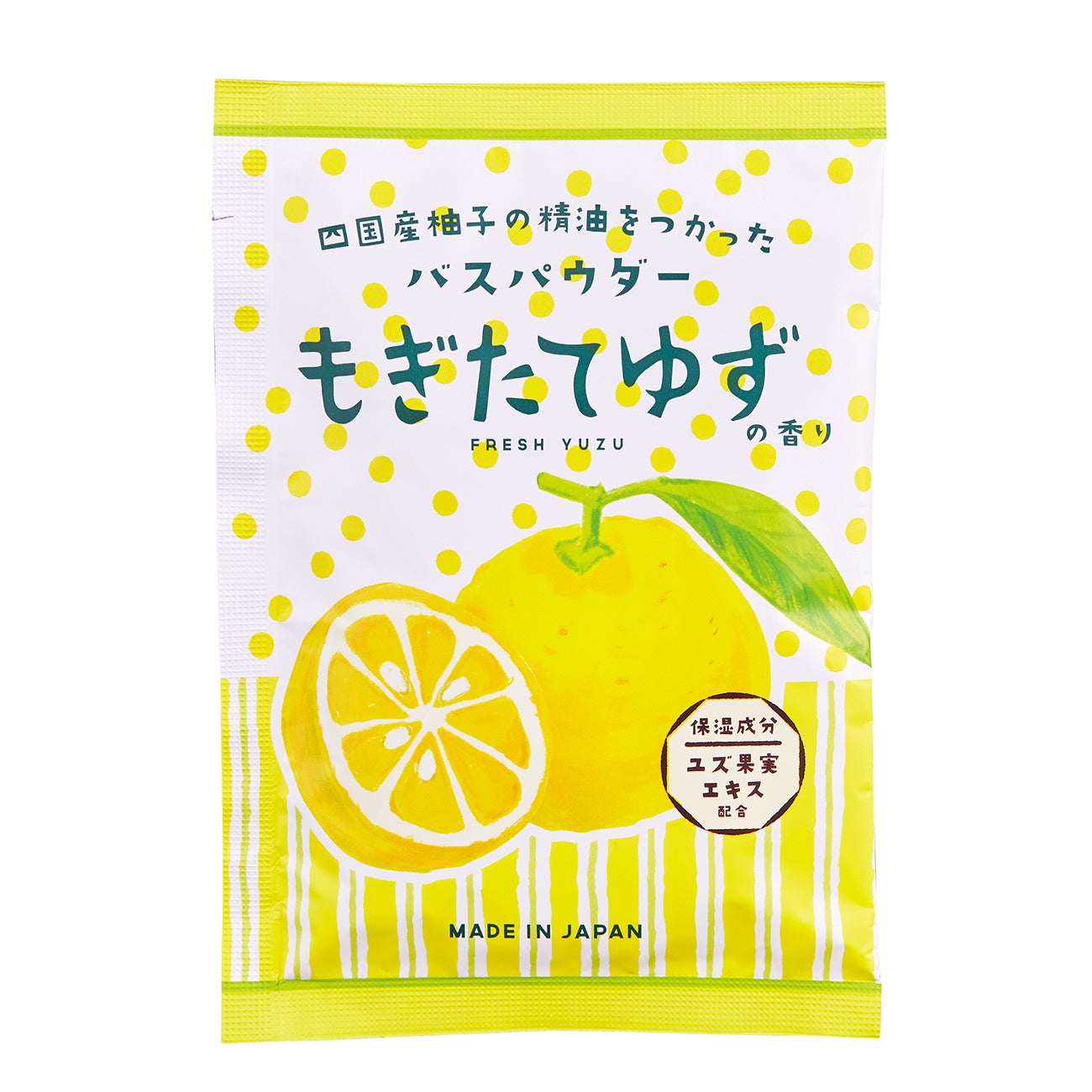 バスパウダー　もぎたてゆずの香り