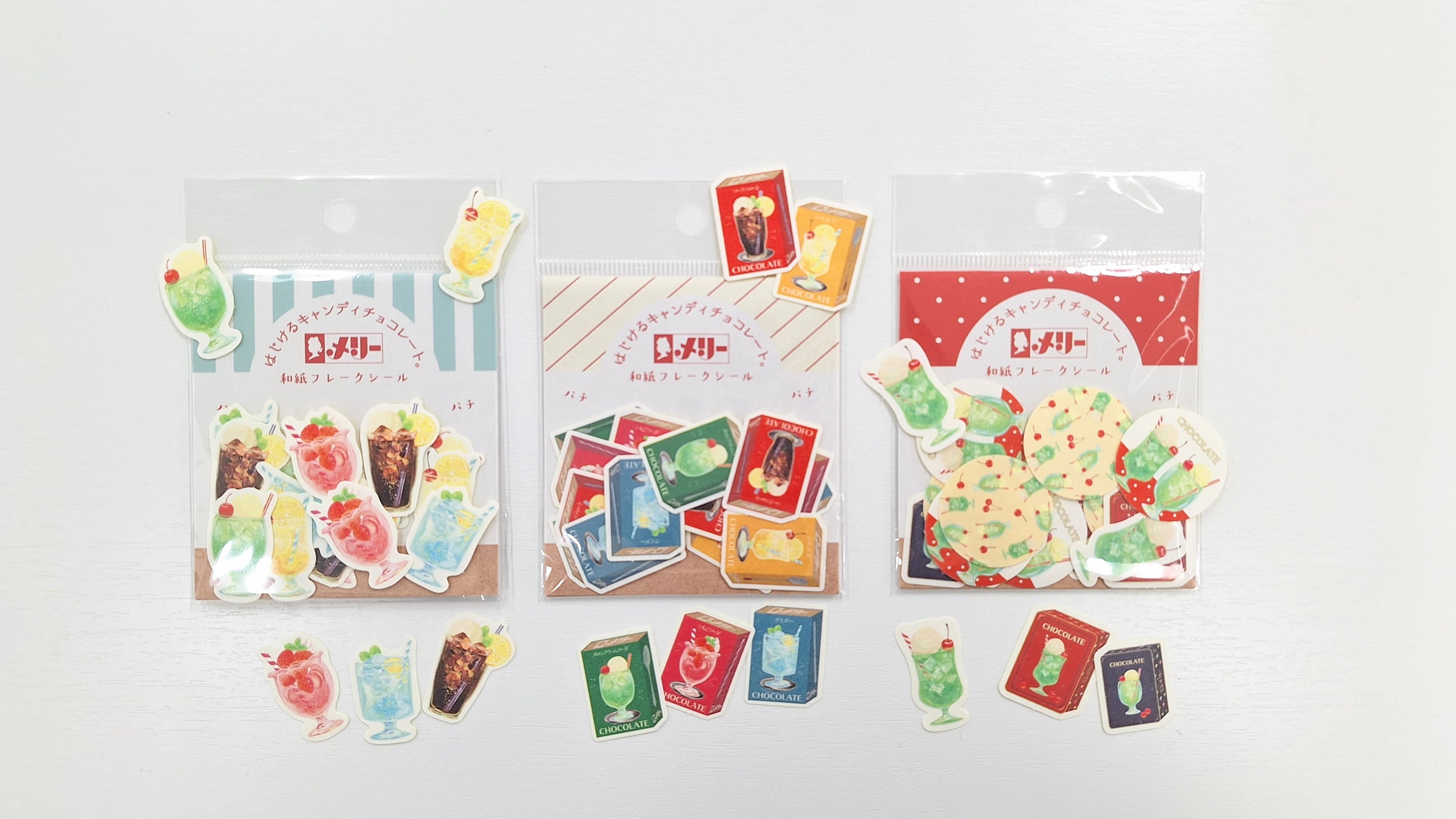 和紙フレークシール(全3種)
