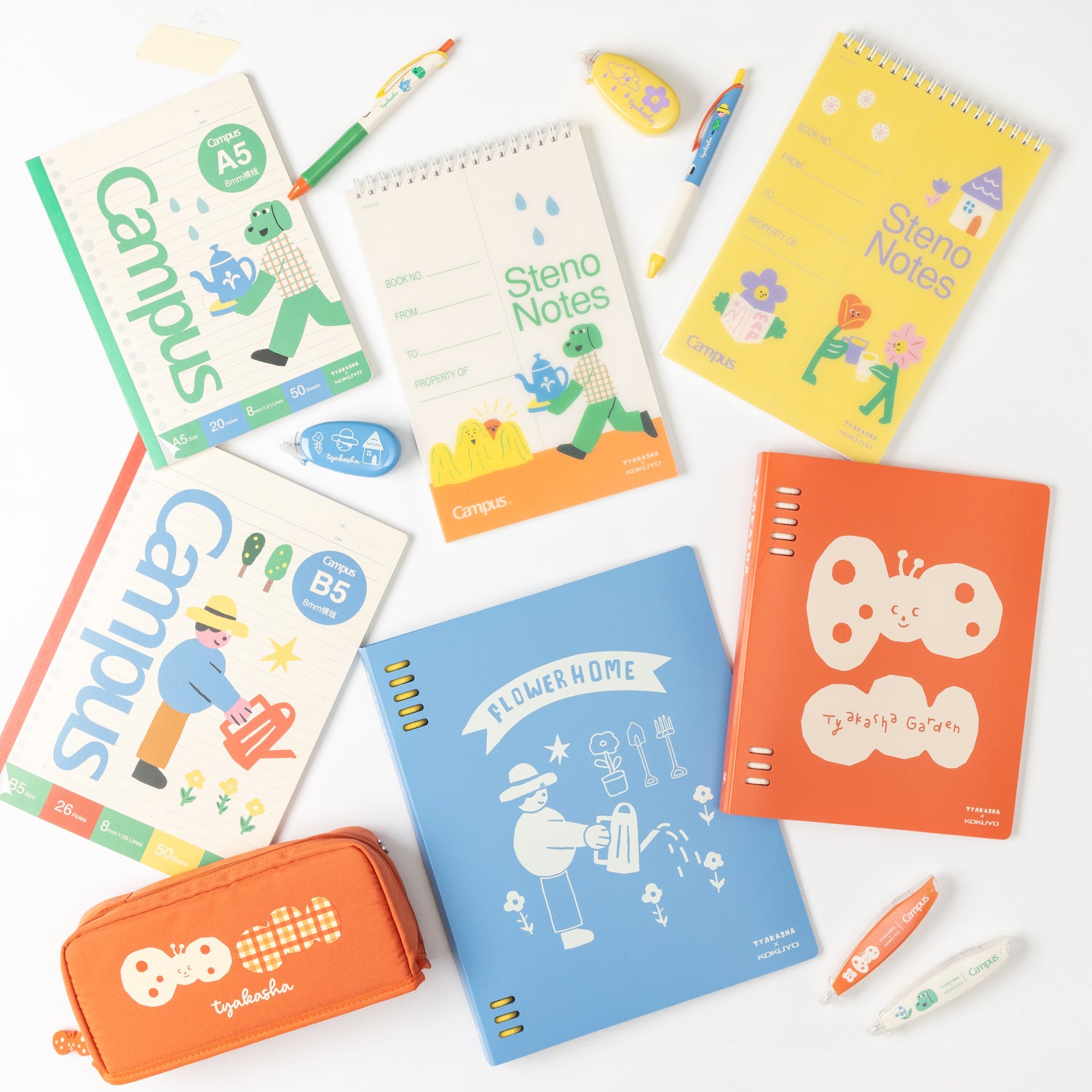 TYAKASHA×KOKUYO CHINA コラボレーションアイテム