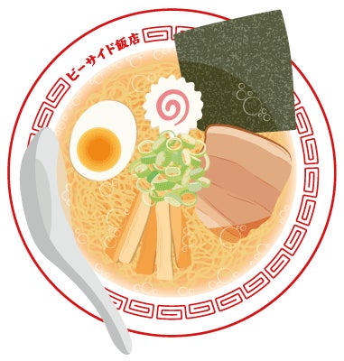 B-SIDE LABEL ステッカー みてコレシリーズ 町中華 takeラーメン