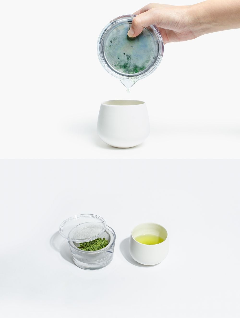 透明急須　使用例