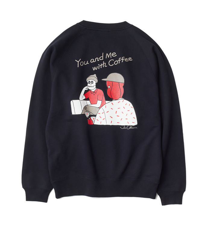 JUN OSON(ジュン・オソン) x COFFEE SUPREME JAPAN スウェット 裏