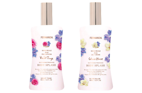 左から ボディスプラッシュ バイオレットティンジ、グレアブレイズ