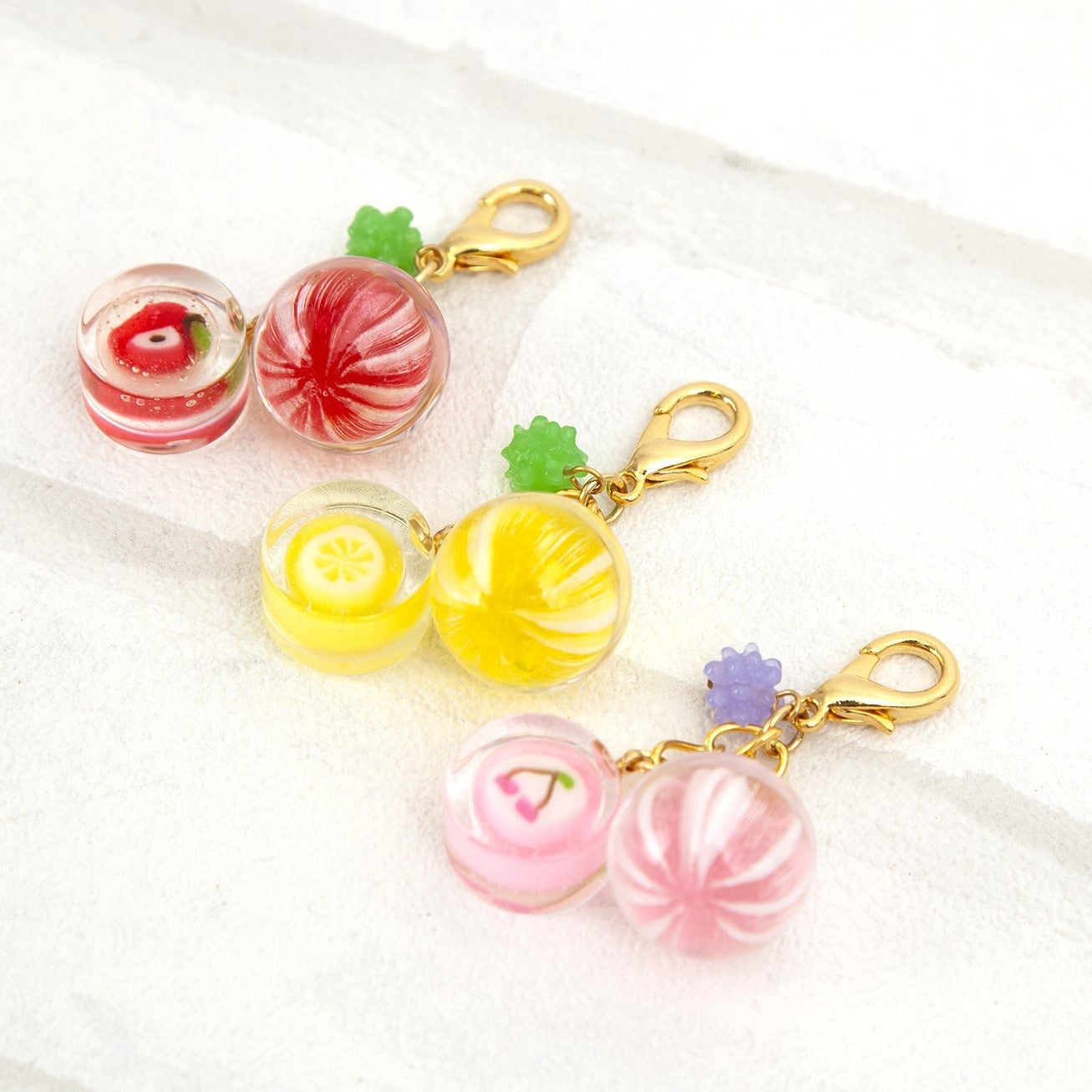 ＜nanakoplus　飴のキーホルダー＞