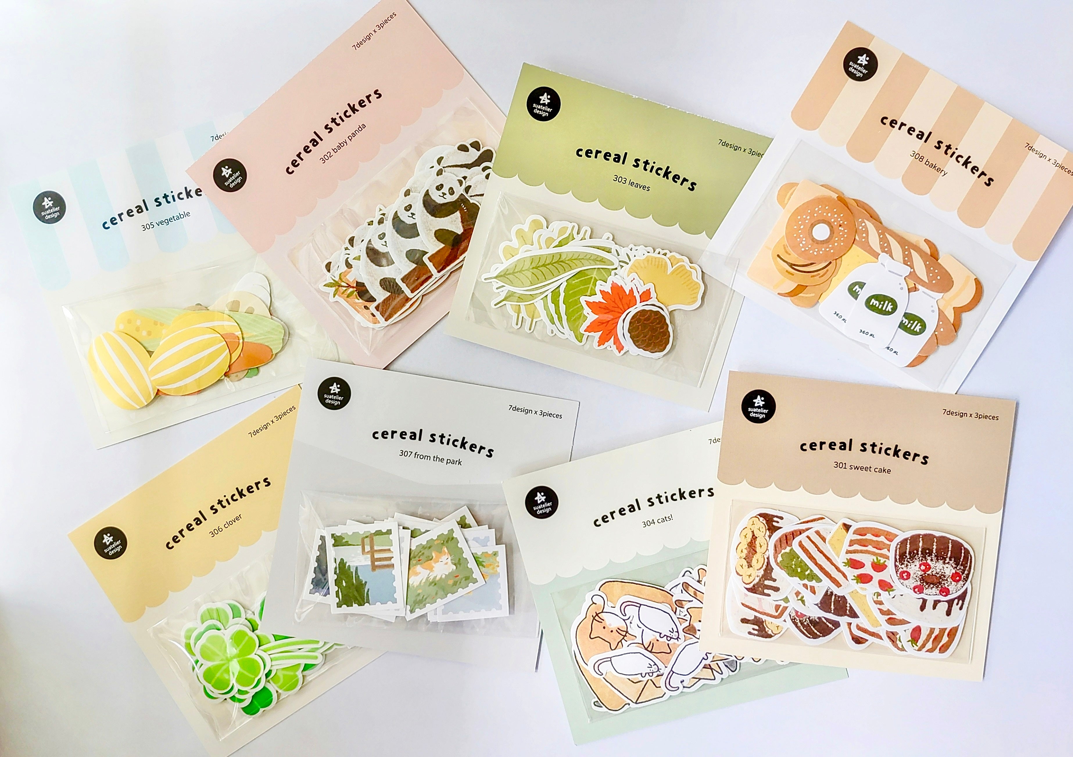 スワテリエ シリアルステッカーズ　全8種類