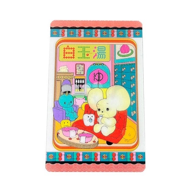 『白玉湯　湯上り』 ステッカー(メテオAPAC)