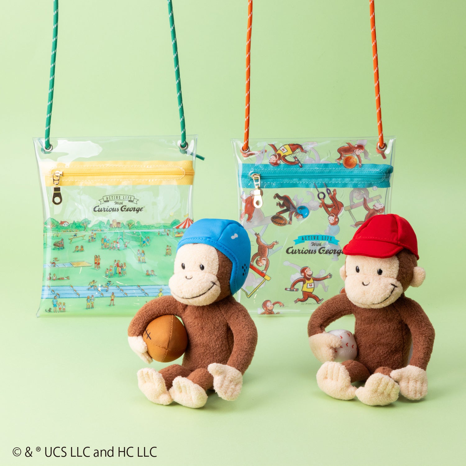 ビニールショルダー2種(マリモクラフト)、ぬいぐるみ 2種(マリモクラフト)