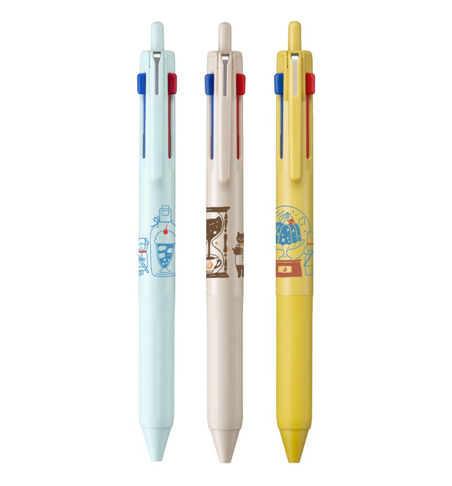 【ロフト限定】ジェットストリーム 新3色ボールペン×SORA CAFE(三菱鉛筆) 全3色