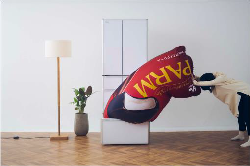 冷凍庫にはもちろん入らない巨大サイズ