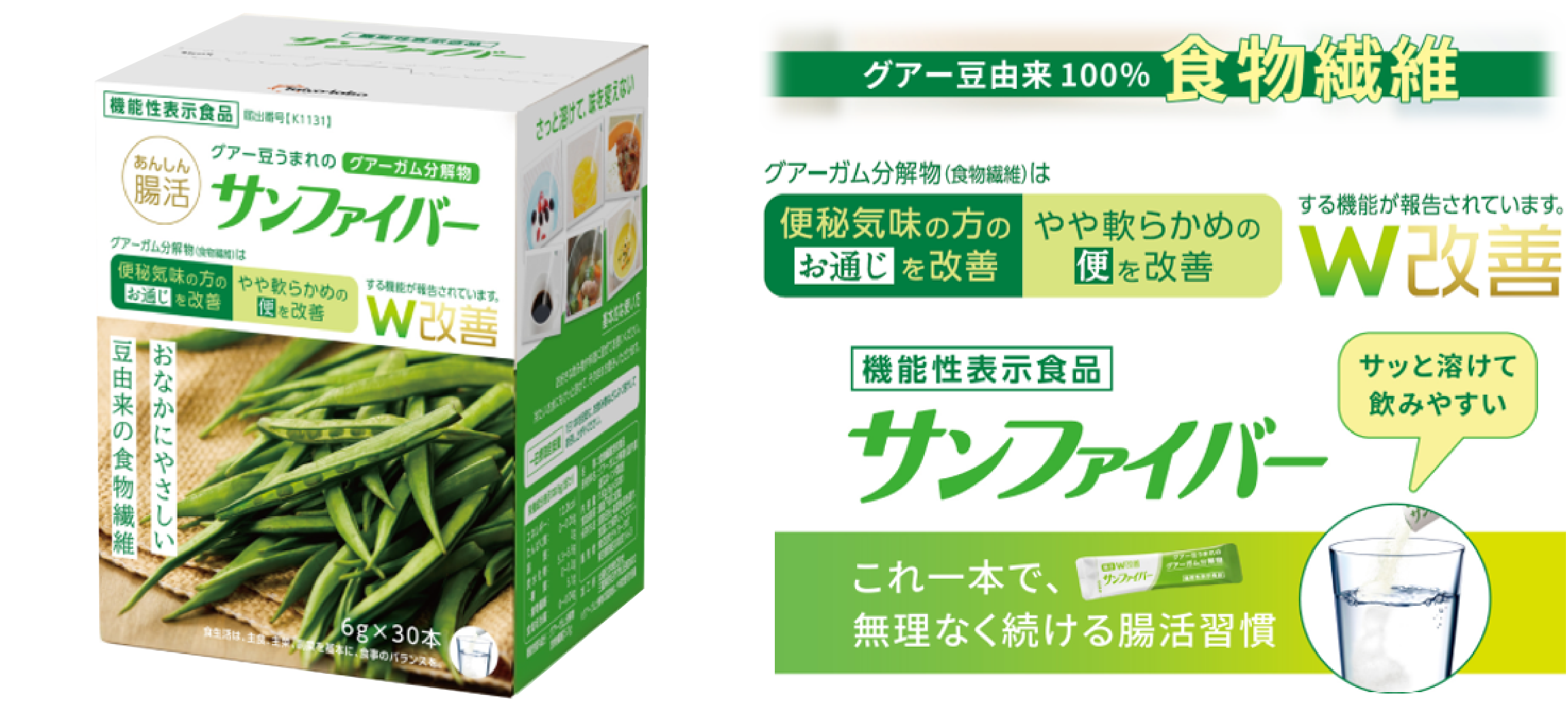 医療・介護現場で選ばれ続けてきた信頼の食物繊維【機能性表示食品】『サンファイバー』が新登場！