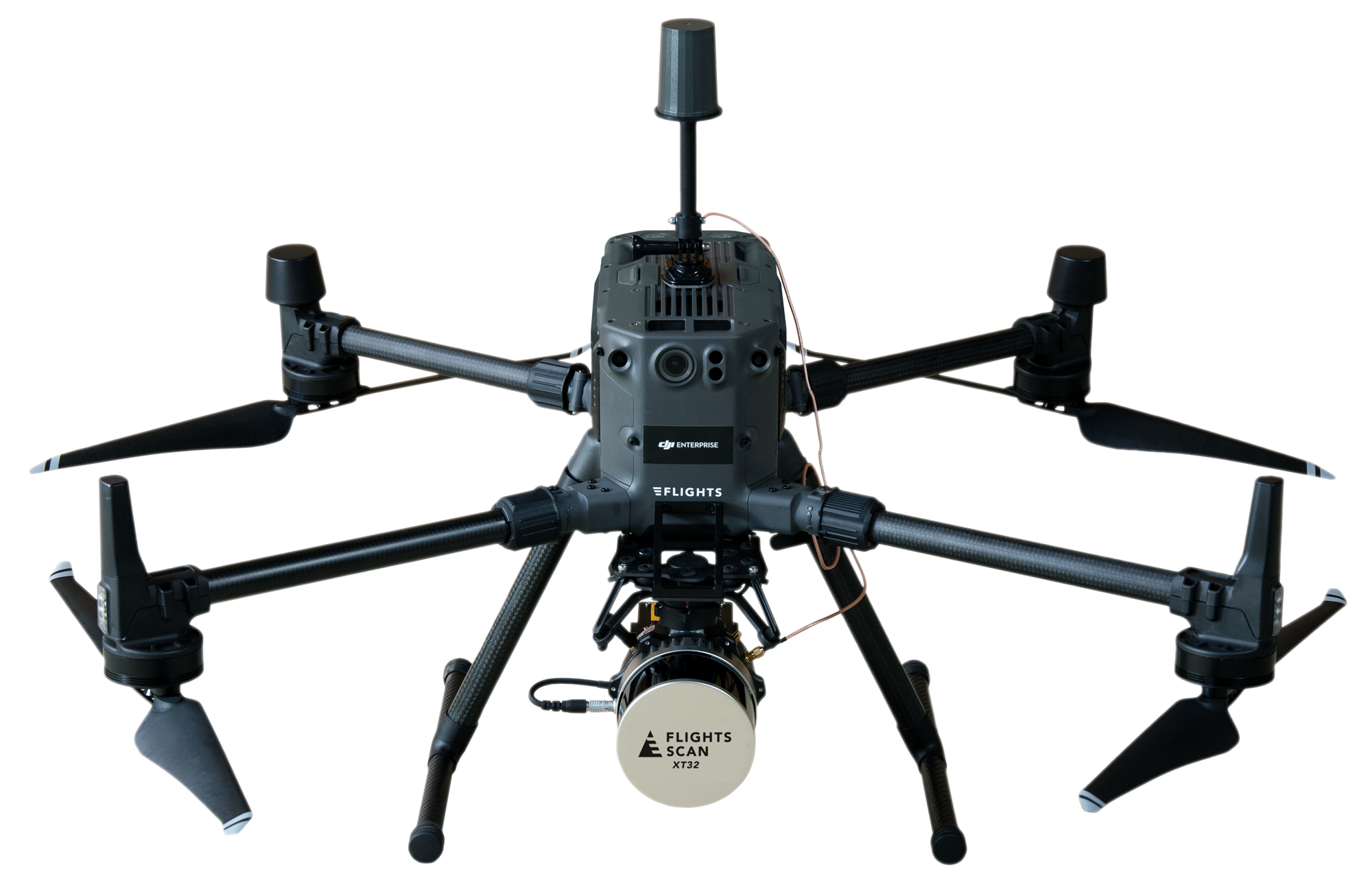 Matrice 300 RTKにFLIGHTS SCAN®︎を搭載した様子