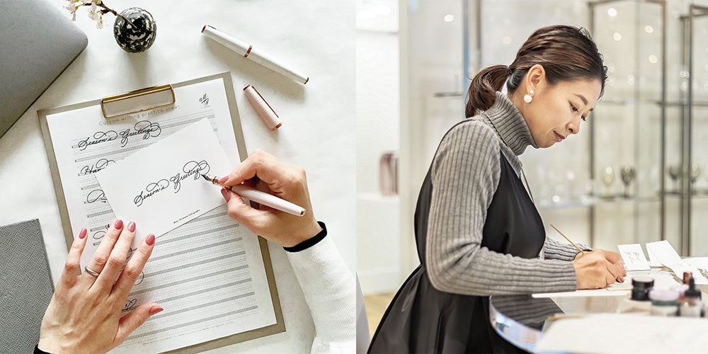 【人気】6月23日（木）、6月28日（火） モダン・カリグラフィー　講師／島野真希さん