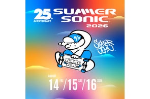『SUMMER SONIC 2026』と「Skater JOHN」「HOME ECONOMICS EXPERIMENT」が限定コラボ商品を公開
