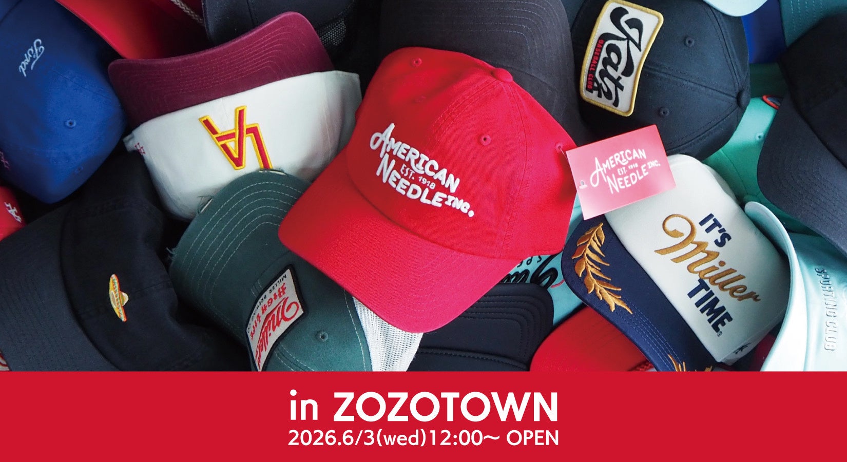 American NeedleがZOZOTOWNに初出店、限定3型も