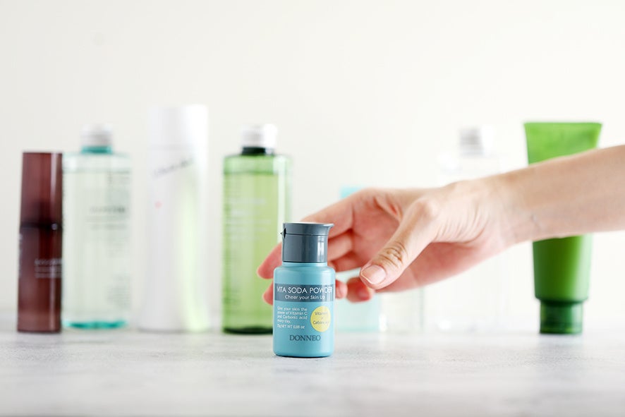 なめらかなパウダーだからいつものスキンケアにプラスしやすく