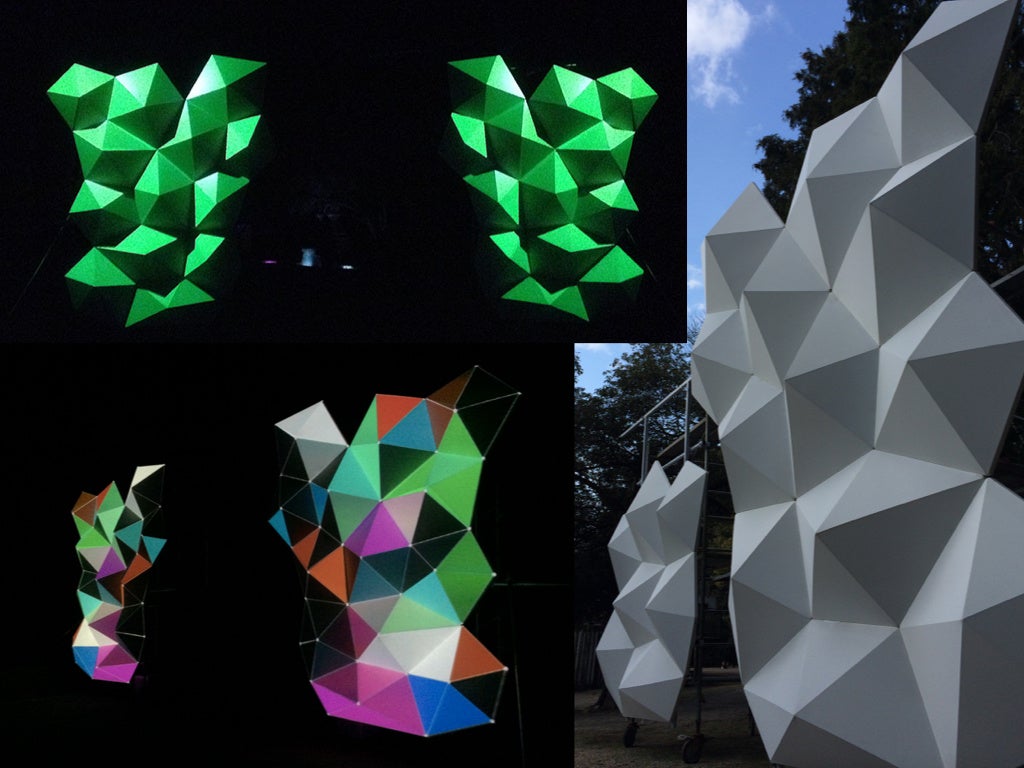 オブジェに投影