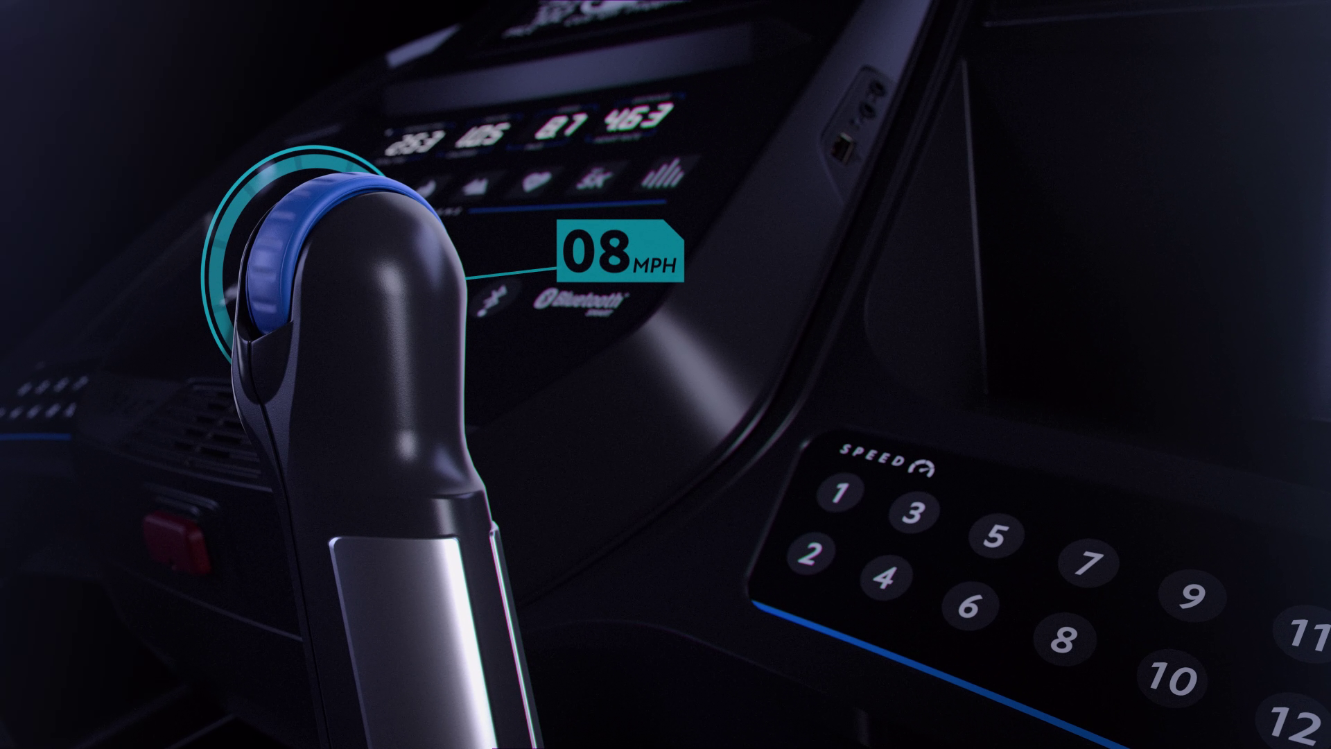 スクロールダイヤルの実装で、走行中でも速度変更が可能