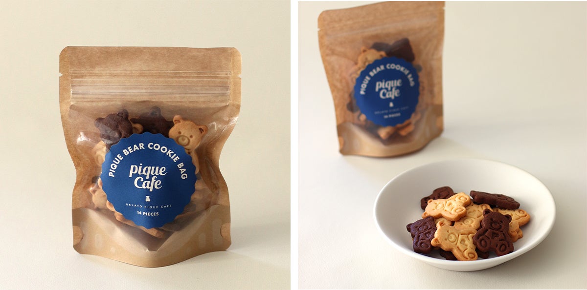 ピケベアクッキーアソートバッグ(14枚入り：880円)