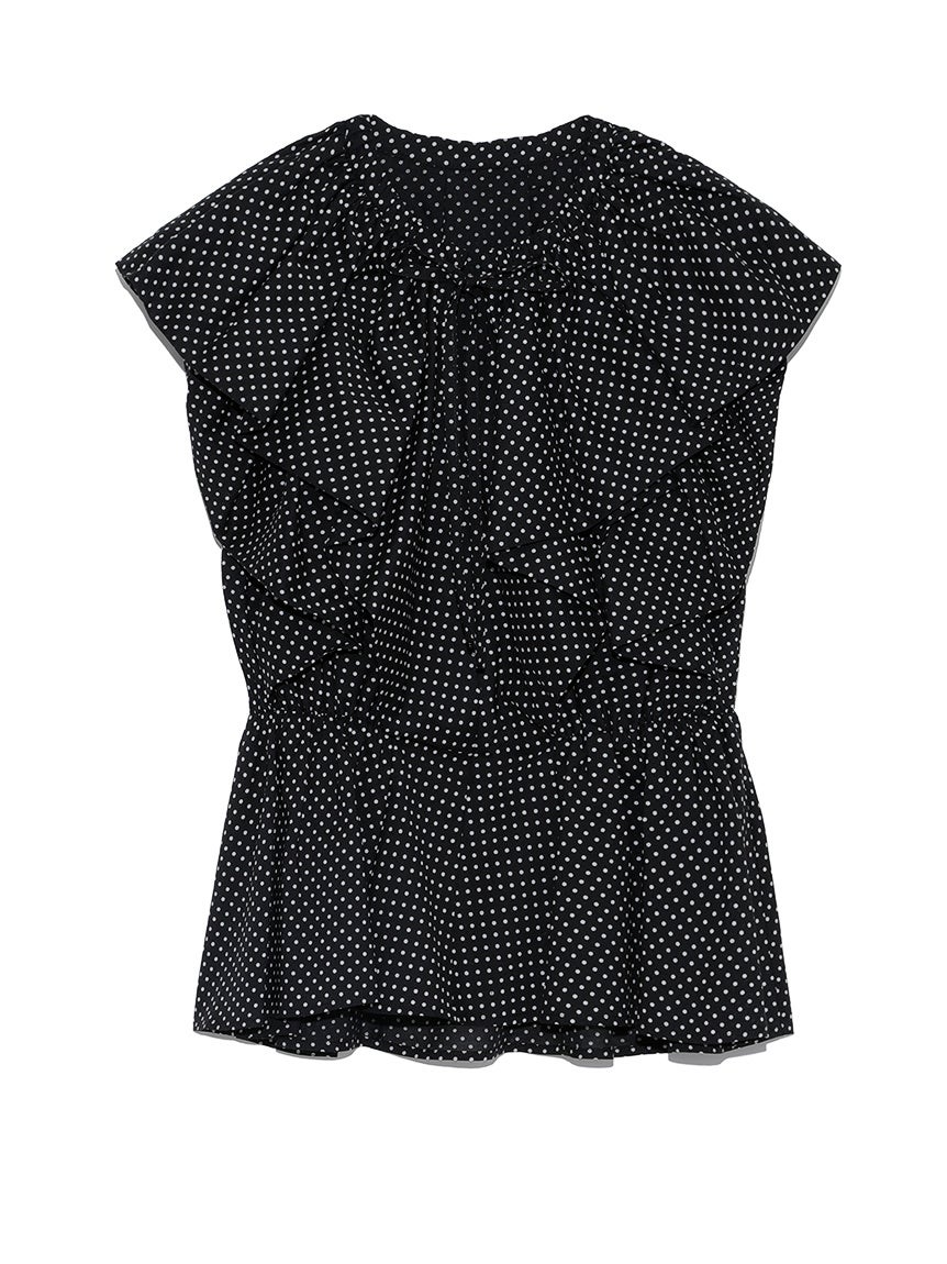 ダブルパフコットンブラウス ￥16,500(tax in)