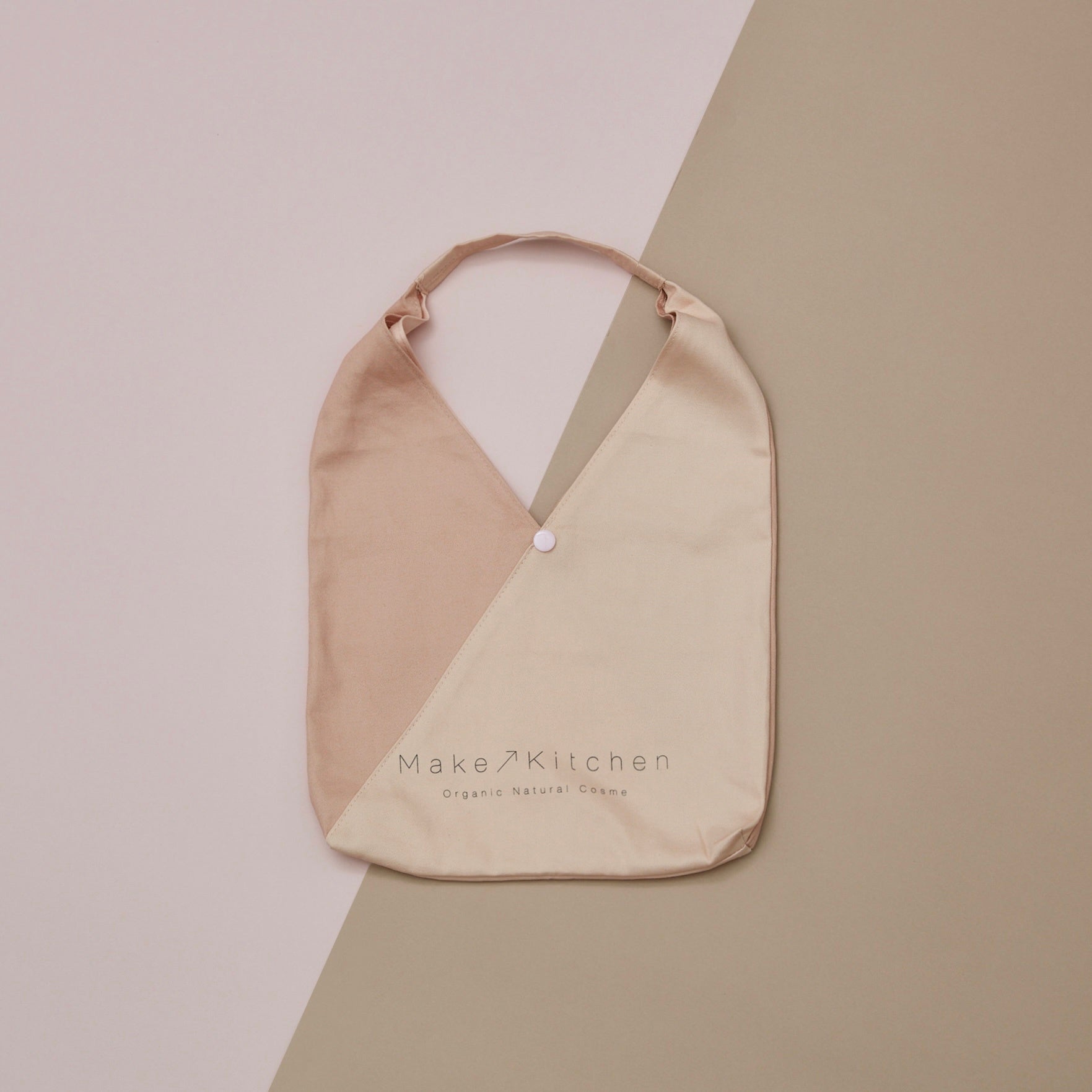 ​​Make↗Kitchen オリジナルエコバッグ(ローズピンク×ダスティーピンク)