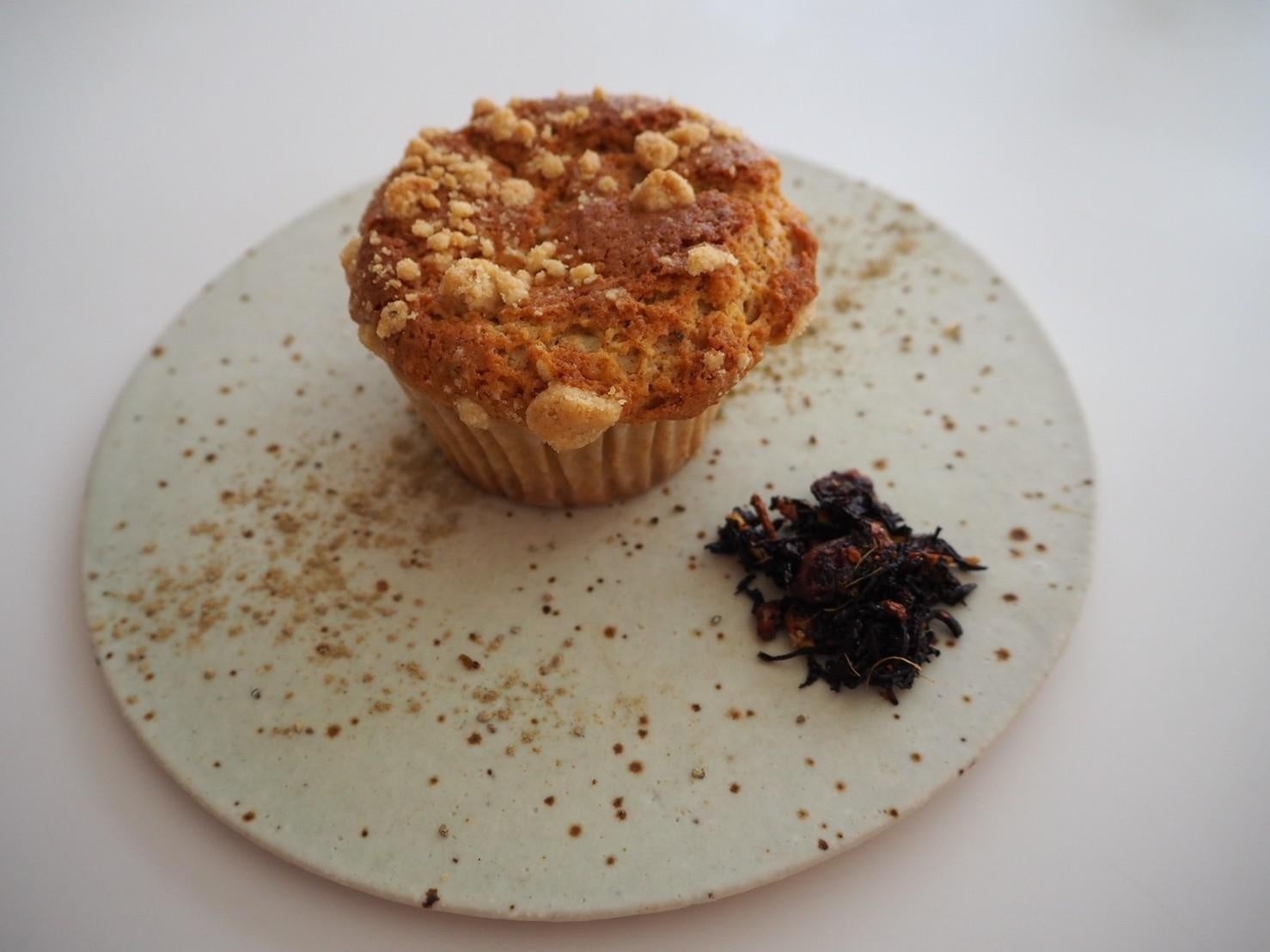 【三軒茶屋店・七里ヶ浜店】 美菜屋×Biople  SPICE CHAI MUFFIN 400円（税込）