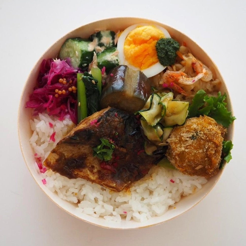 【Biople 七里ヶ浜店】 美菜屋×Biople  SPICE SABA BENTO 1,200円（税込）