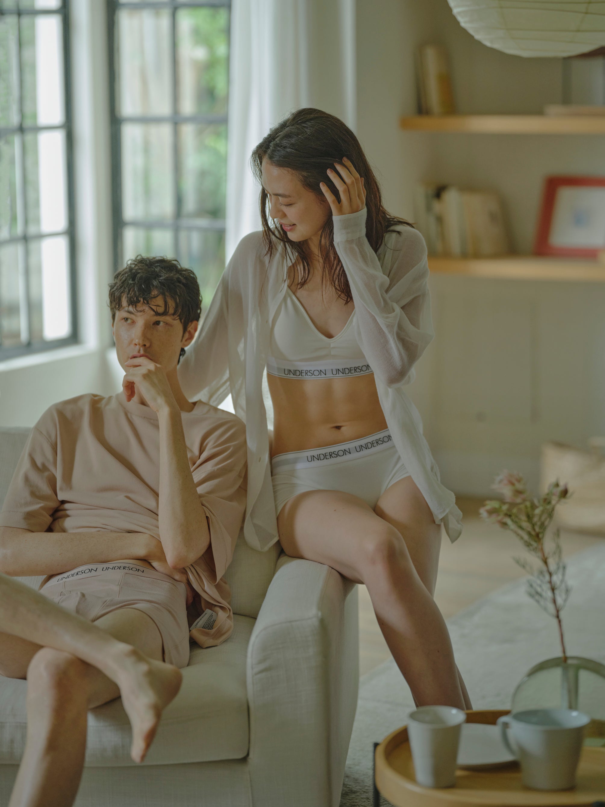 和紙を用いたアンダーウェア＜UNDERSON UNDERSON＞阪急メンズ東京にて