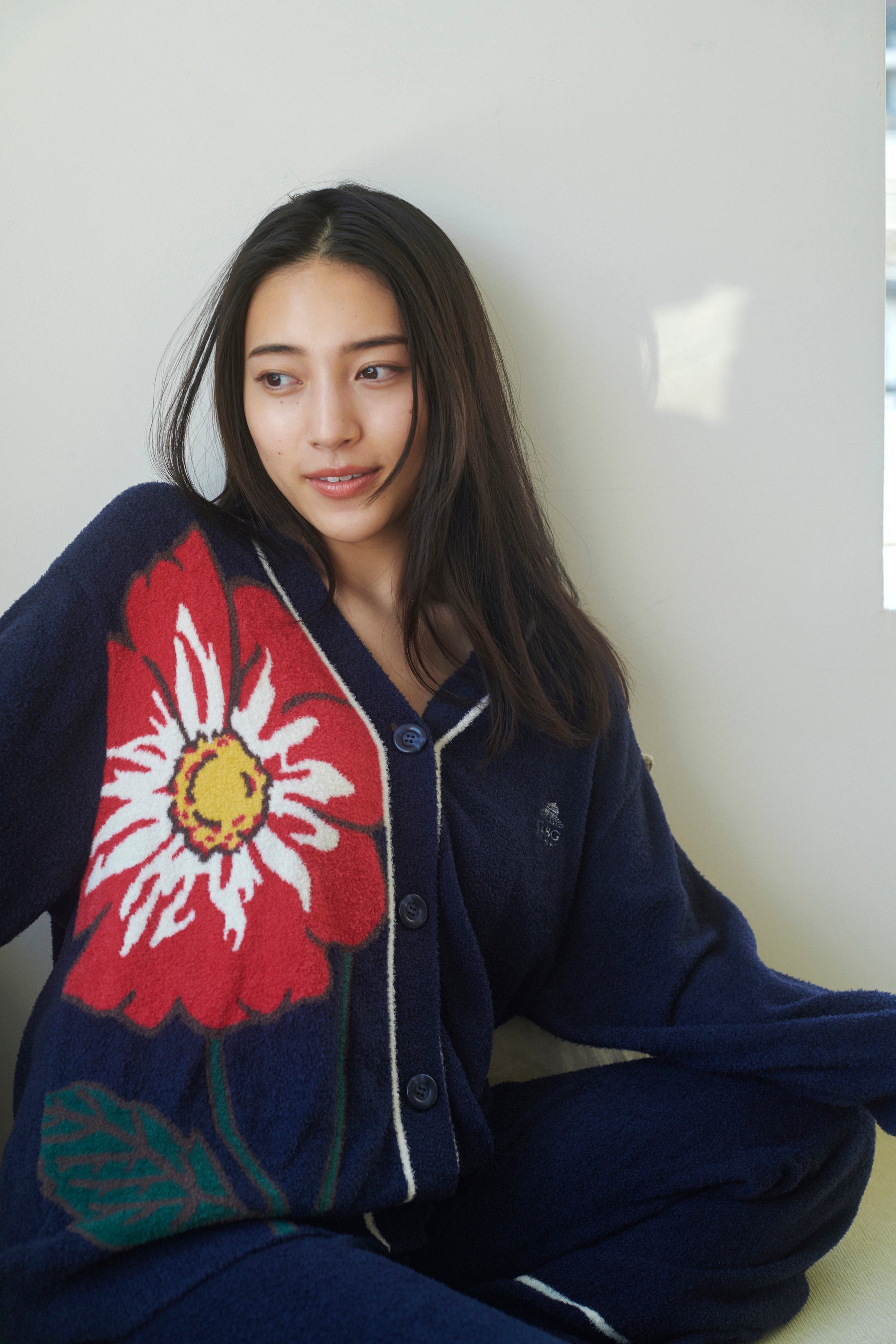 カーディガンNVY・パンツNVY