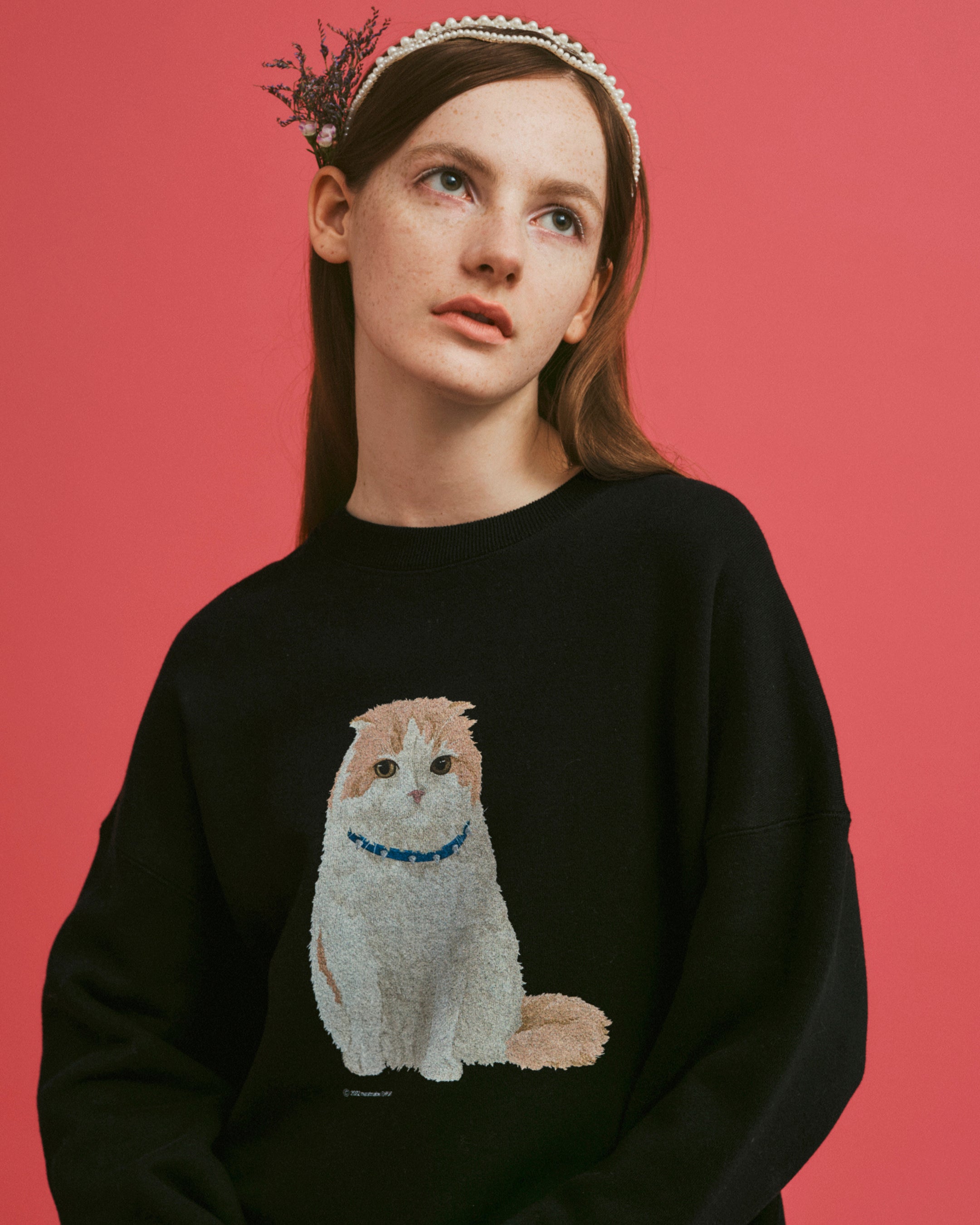 【最終値下げ】furfur FURFUR マシュマロキャット　猫　ニット FURFUR(ファーファー)】人気キャットシリーズ『Marshmallow』が