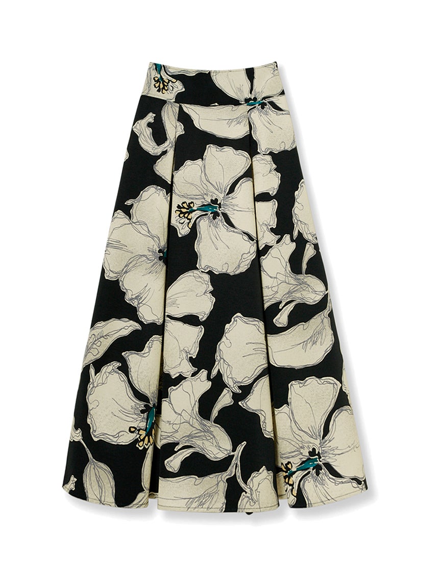 ハイウエストフラワースカート　FRAY I.D フレイアイディー FRAY I.D（フレイアイディー）の「Deveauxハイウエストフラワー