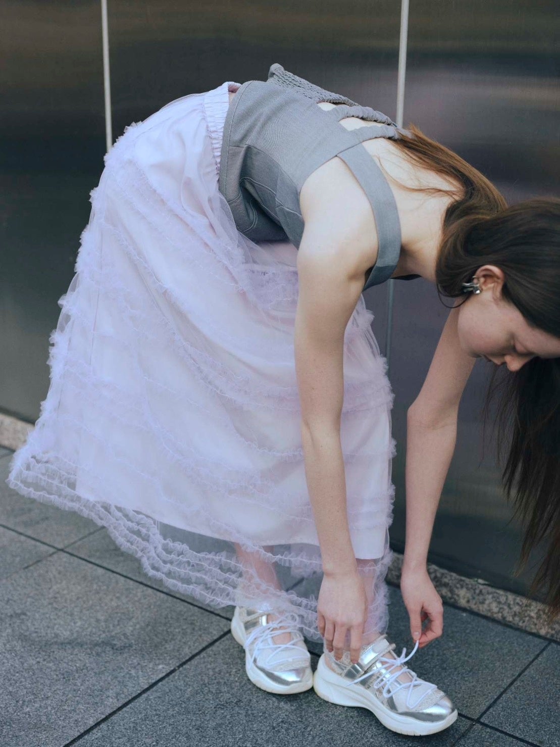 極美品✨希少品 DRESS CAMP リアルファー ティペット ピンク ビジュー 極美品✨希少品 DRESS CAMP リアルファー ティペット ピンク ビジュー