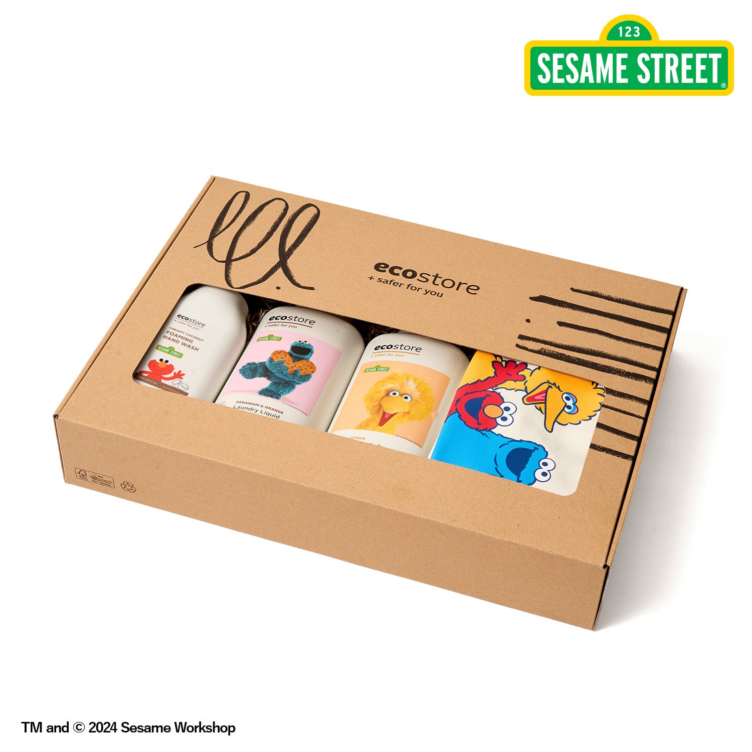 ecostore(エコストア)】「セサミストリート」と初のコラボレーションが