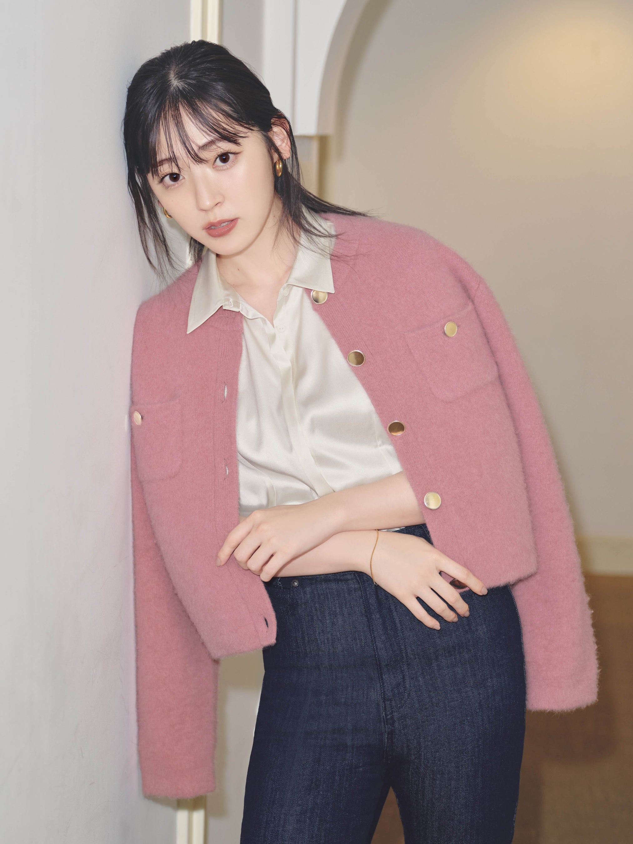 【鈴木愛理さん着用】 snidelロービングチェック ミニスカートPNK 鈴木愛理さん着用】 snidelロービングチェック ミニスカートPNK